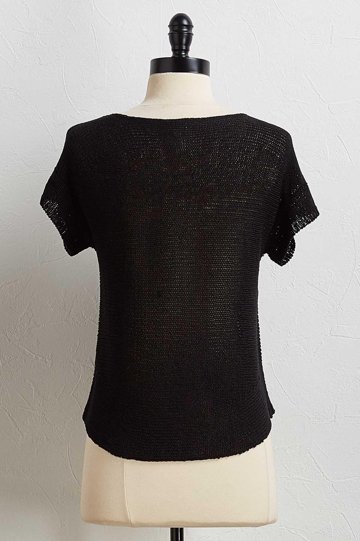 Versona cap sleeve sweater