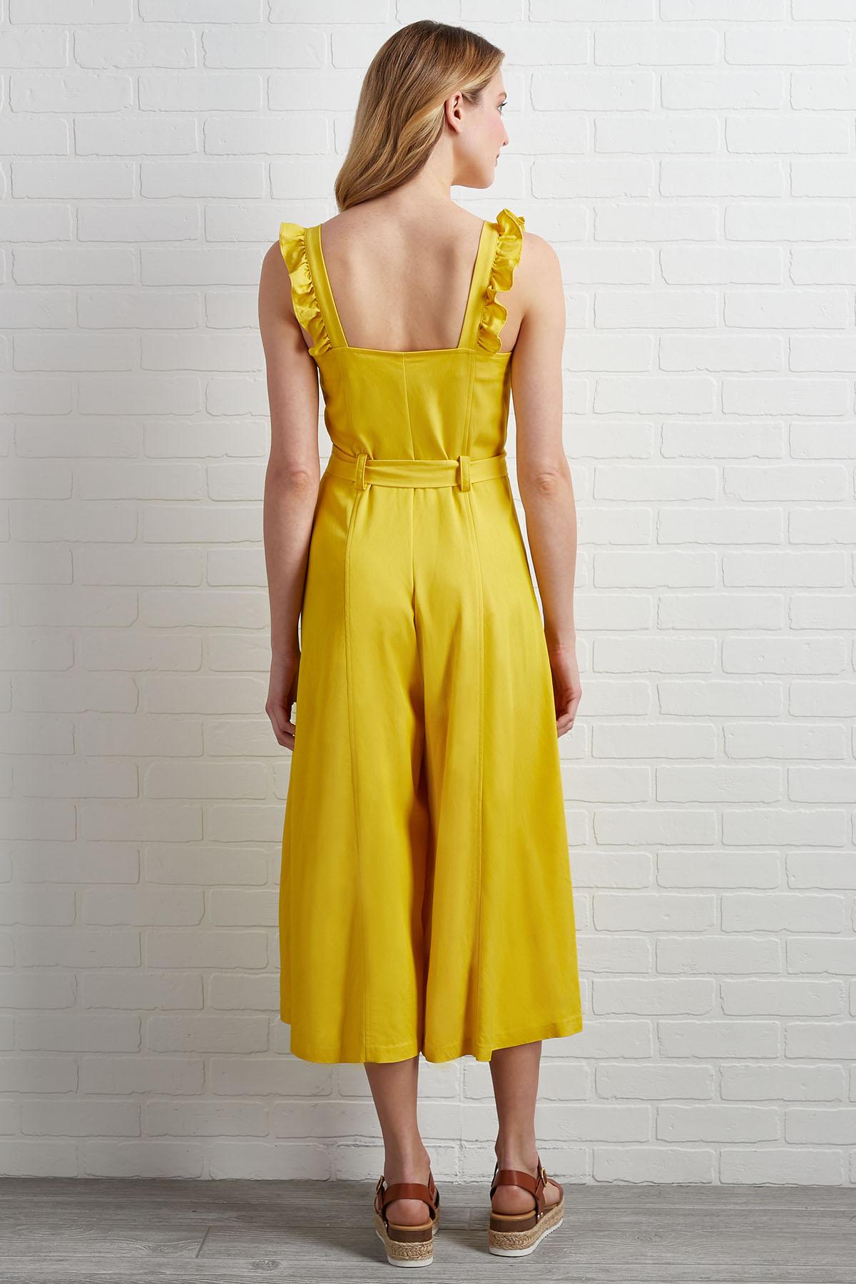 Versona mellow yellow jumpsuit