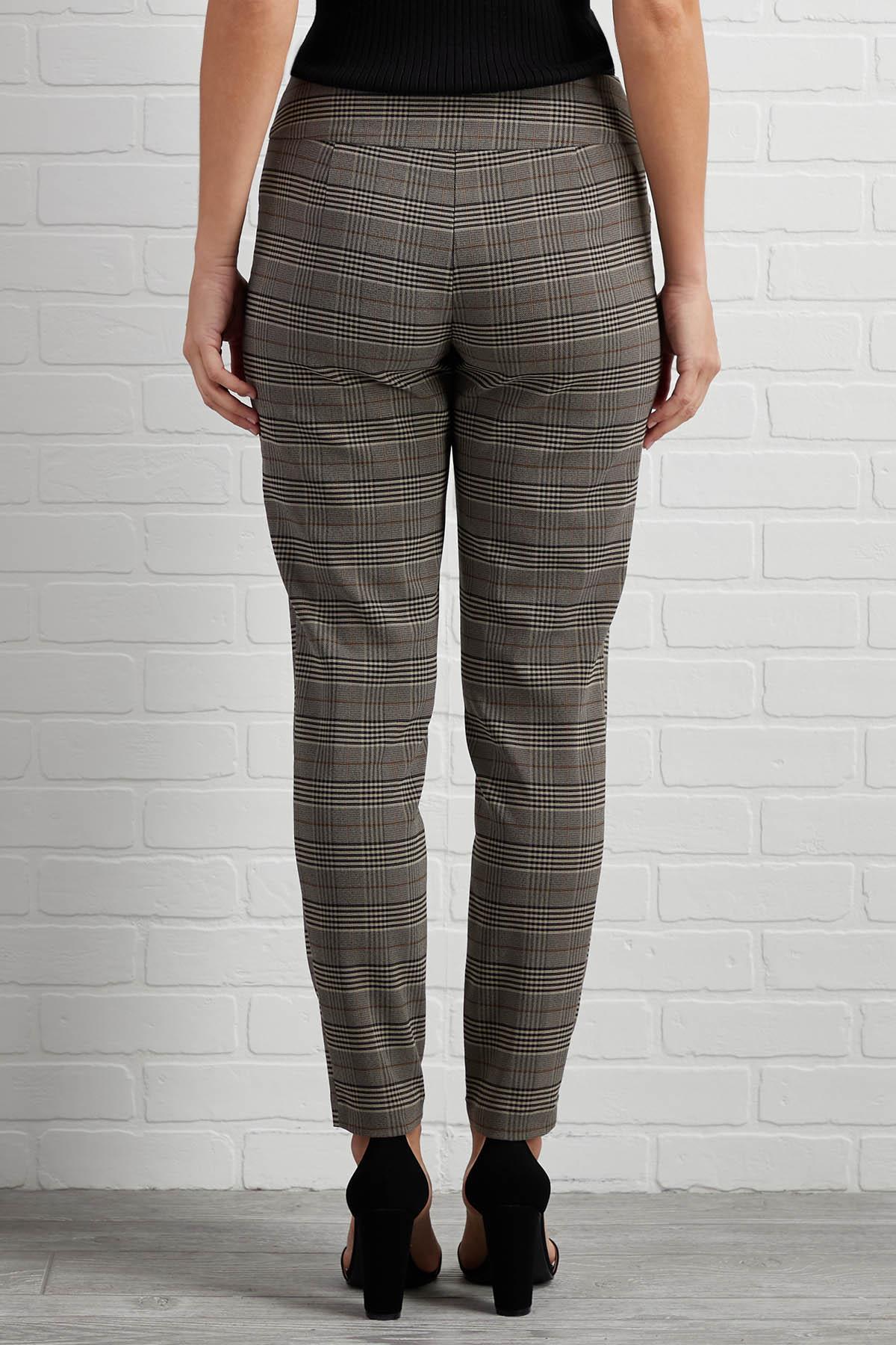 Versona work hard plaid hard pants