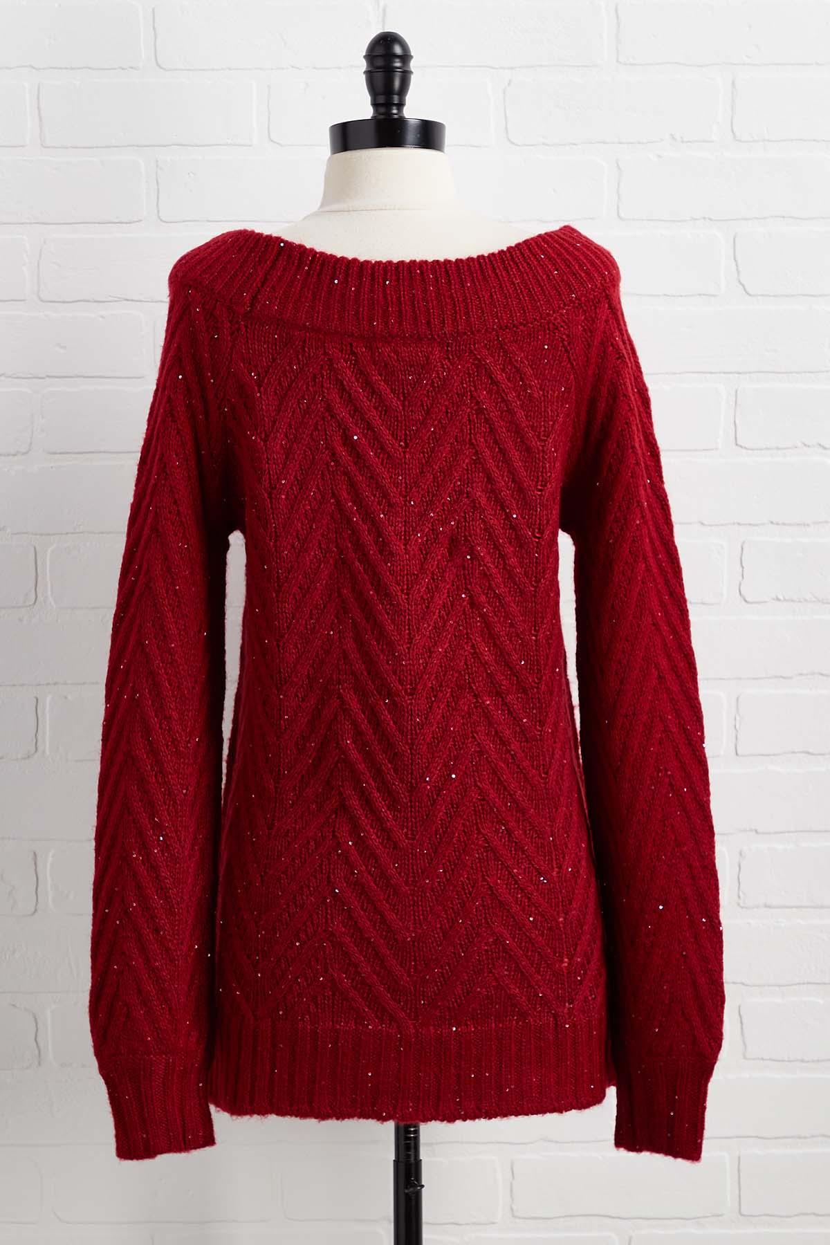 cherry sweater