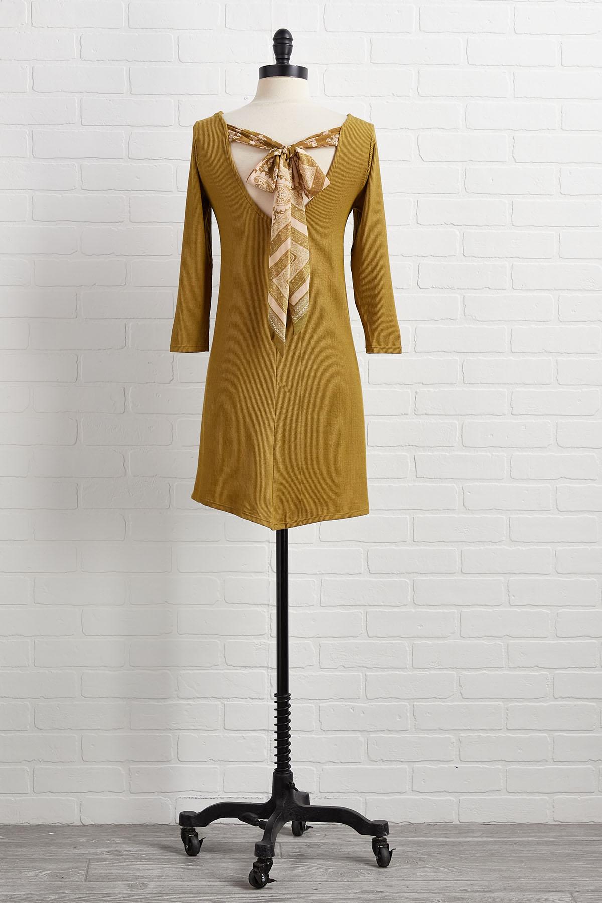 swing silhouette dress