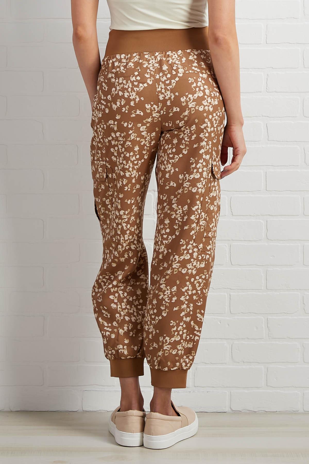 womens taupe joggers