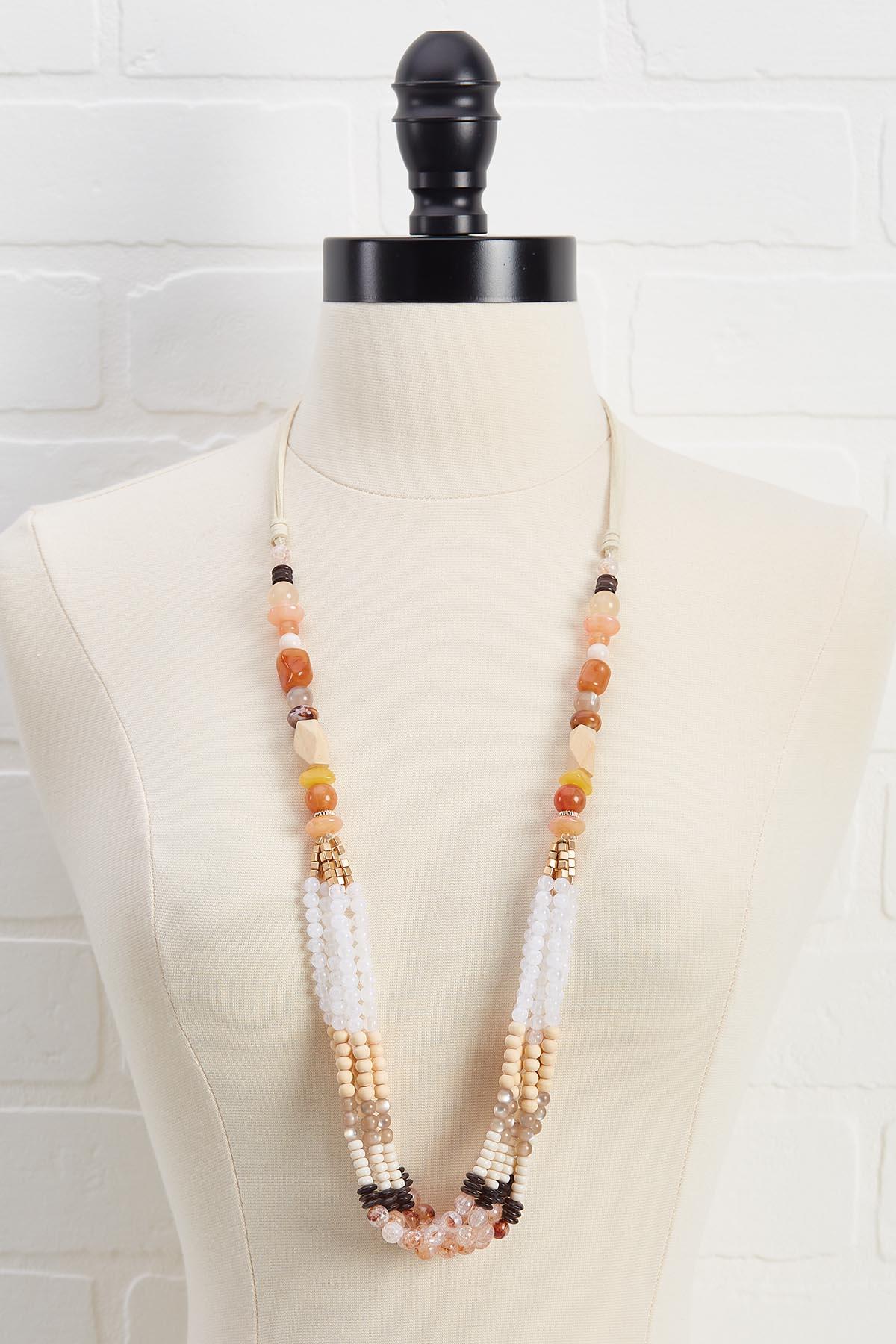 Versona mixed bead necklace