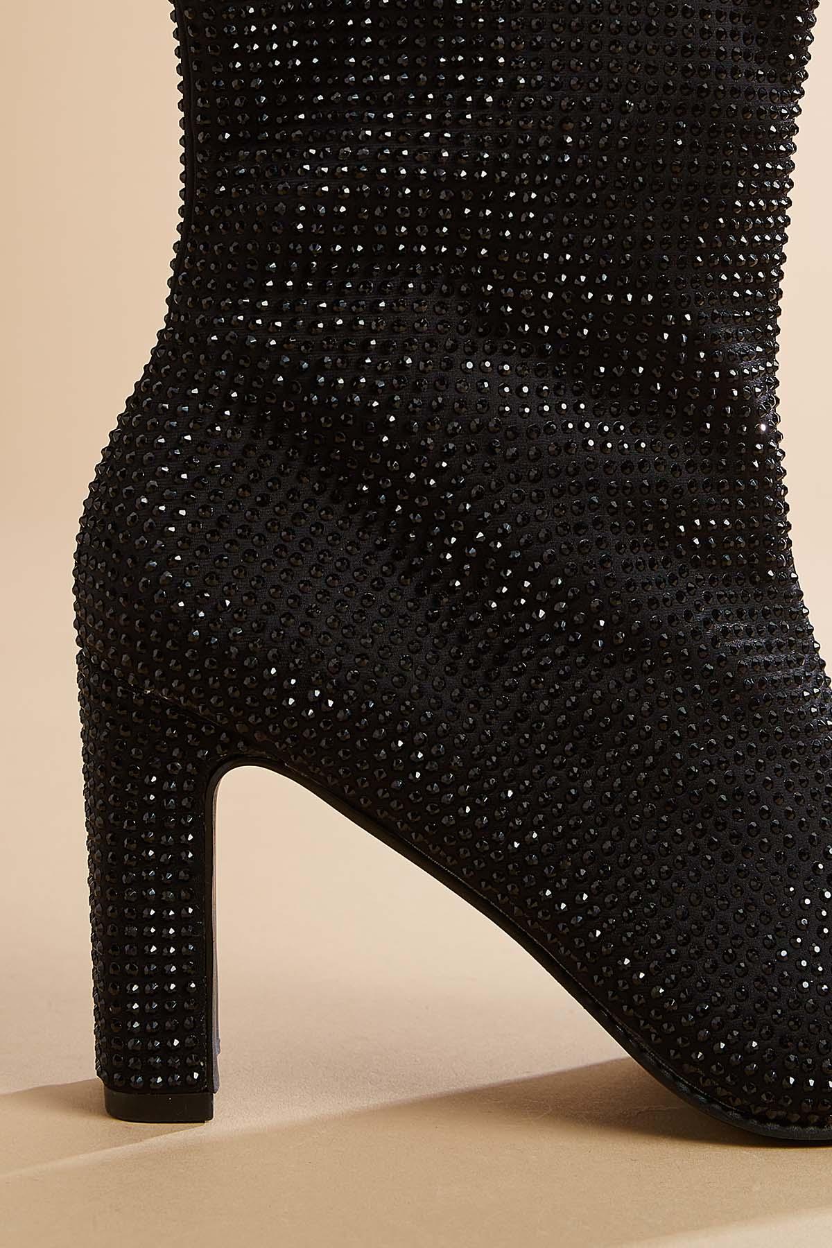 how to style rhinestone booties