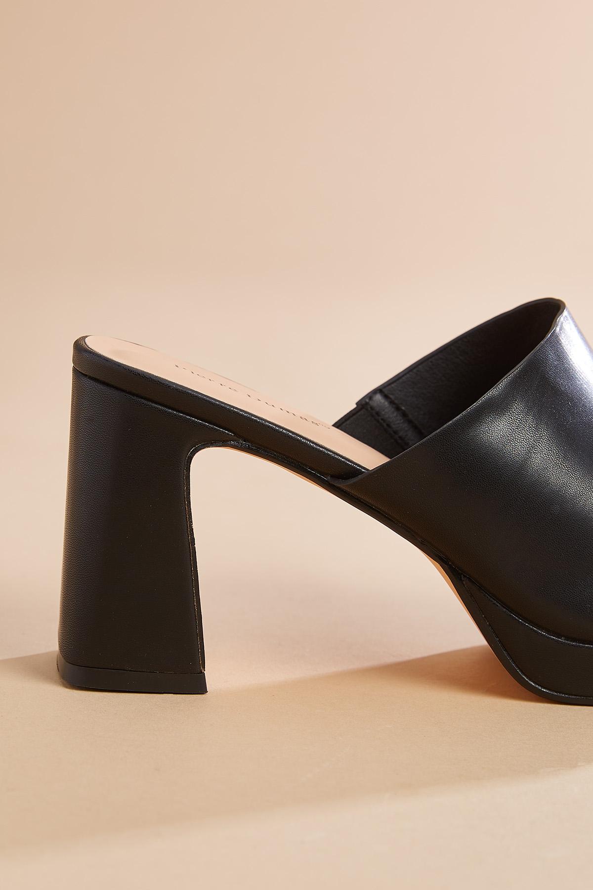 Versona  black peep toe heels