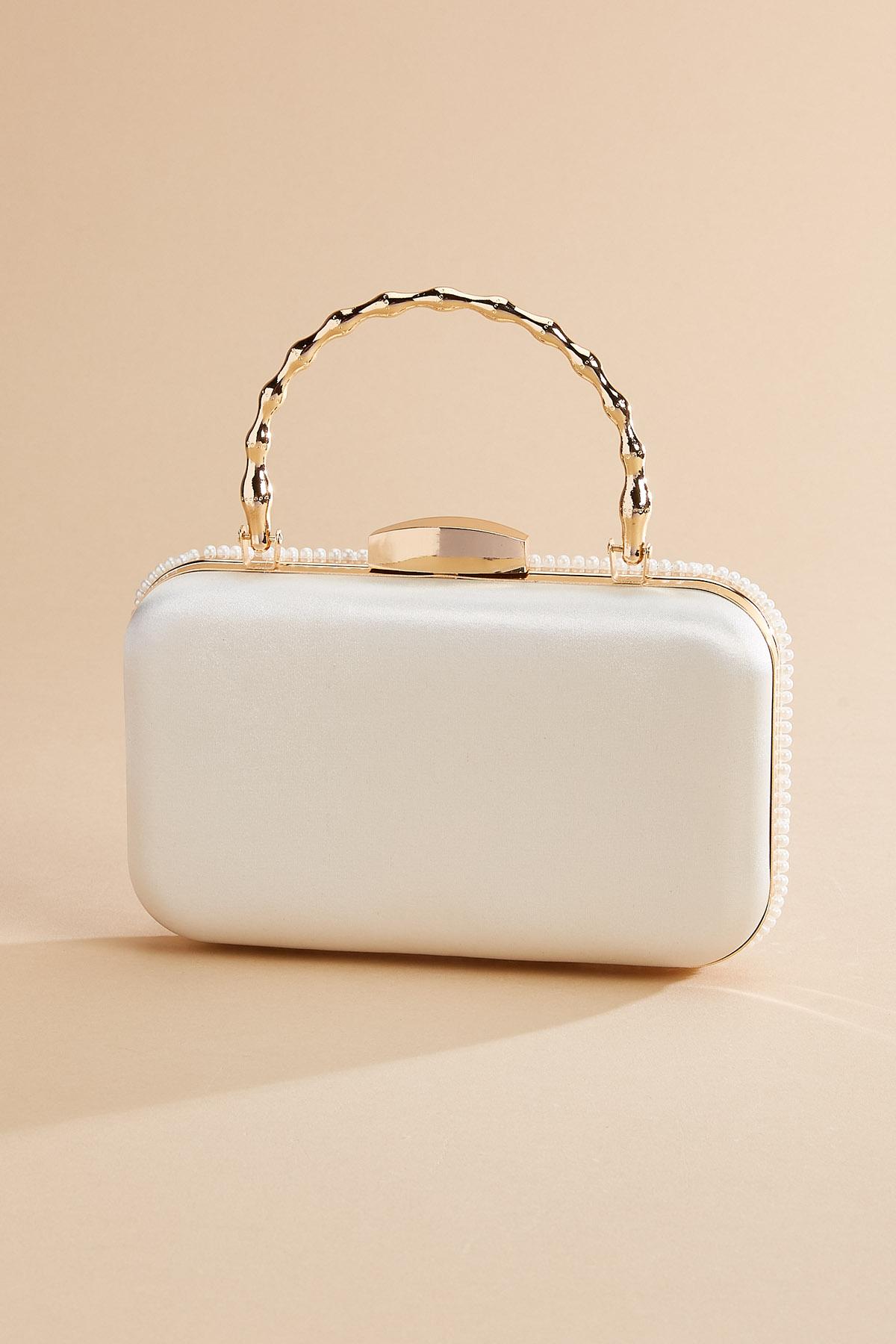 EPORASHE CANAL BIJOU & Shiny Blanc セット Jewel: Satin & Gold – Dyeable Clutch Bag | Sole Bliss – Sole Bliss USA