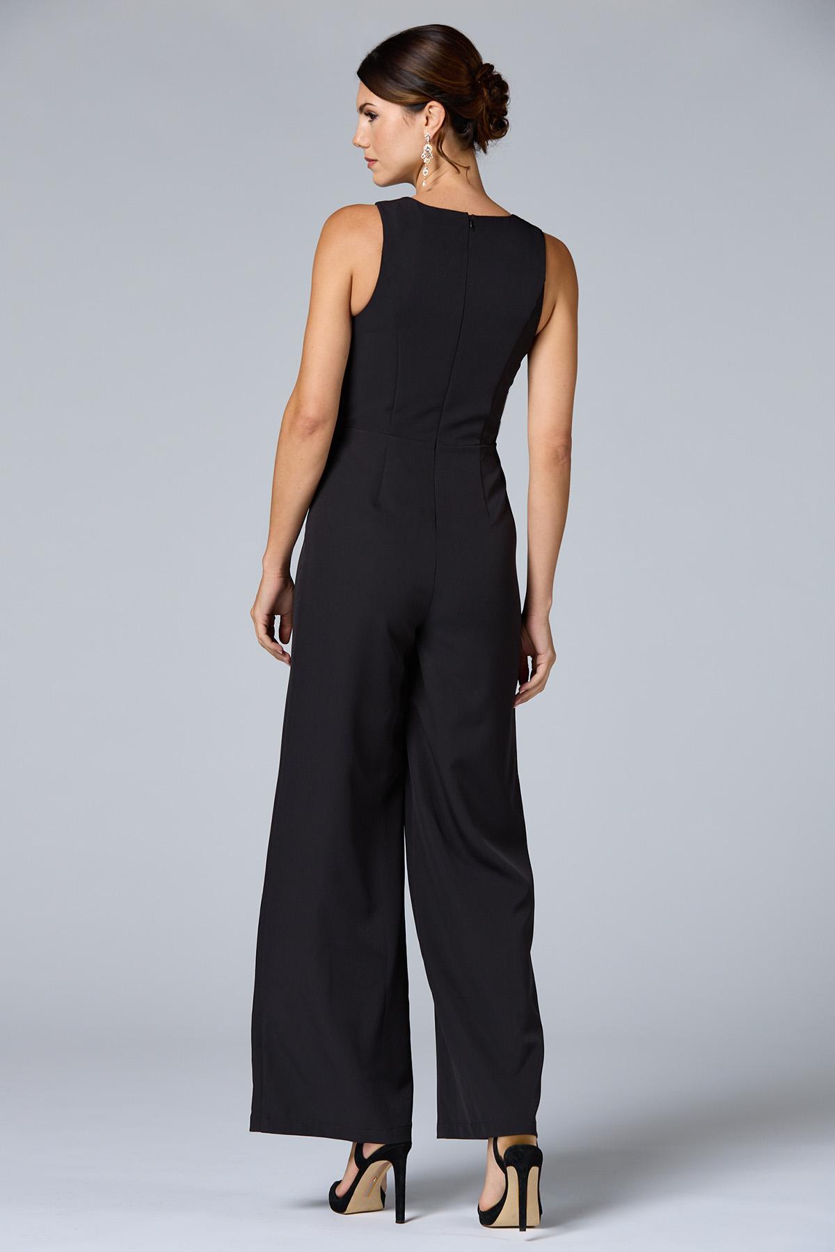 通販 送料無料  Versona | cache jewel button jumpsuit サロペット・オーバーオール・オールインワン