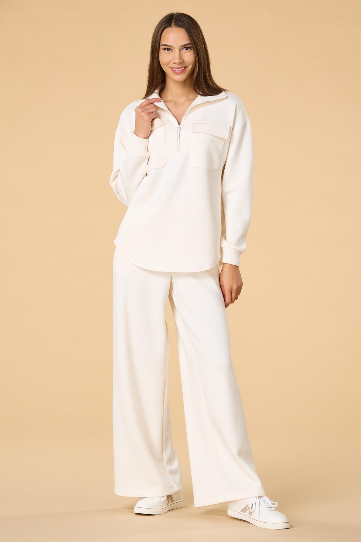 Versona | binge watching quarter zip sweatshirt