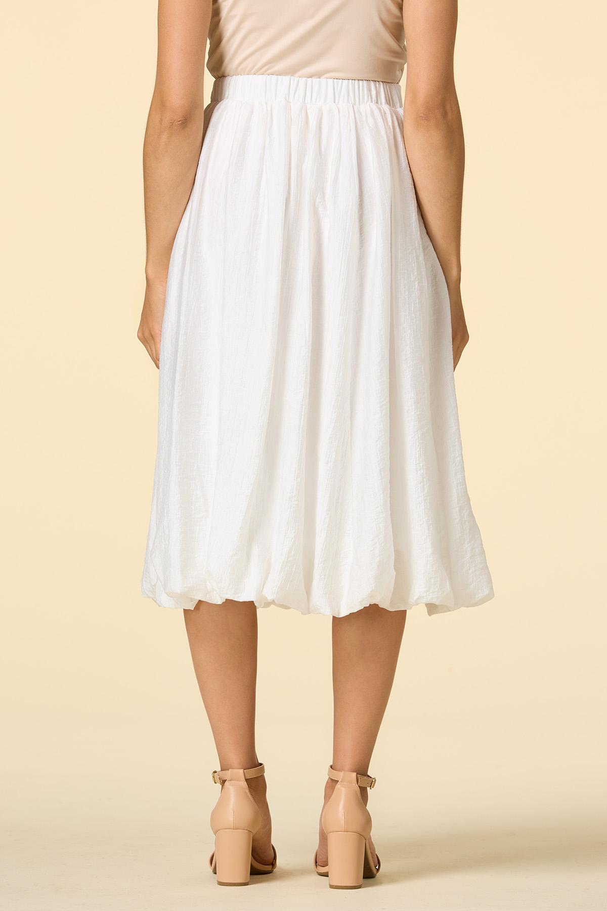 スカート Blanca Vita Pleated Midi Skirt In Muslin With Elastic Blanca Vita Pleated Skirt In Muslin With Elastic Waistband