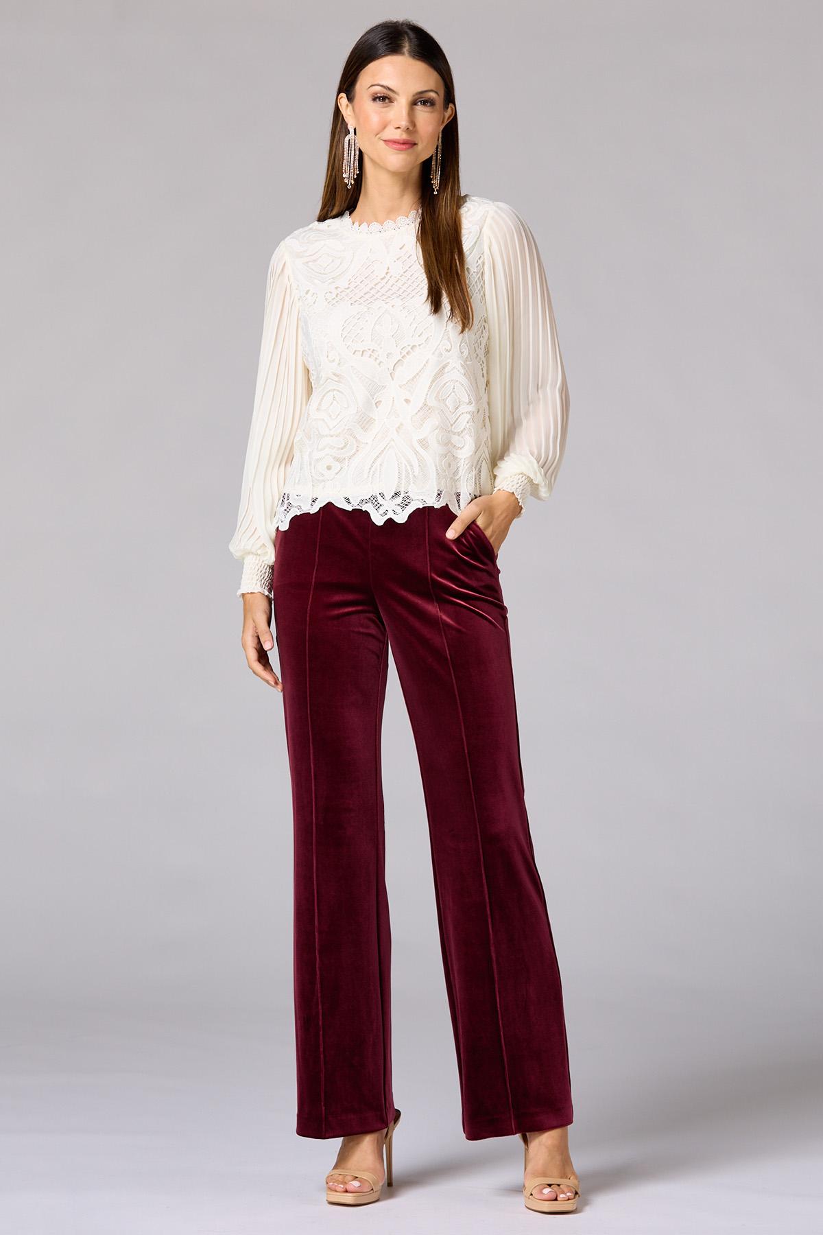 Pantalon D'été Cache Avec Fermeture éclair Avant - Taille 4, Coupe Boot Cut - Occasion Très Bon état