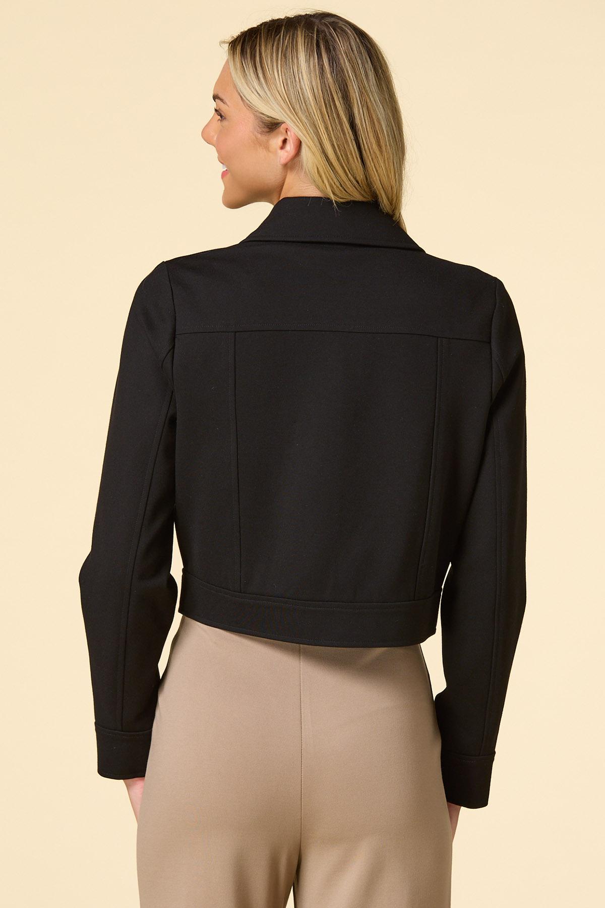 Versona | cropping up ponte jacket