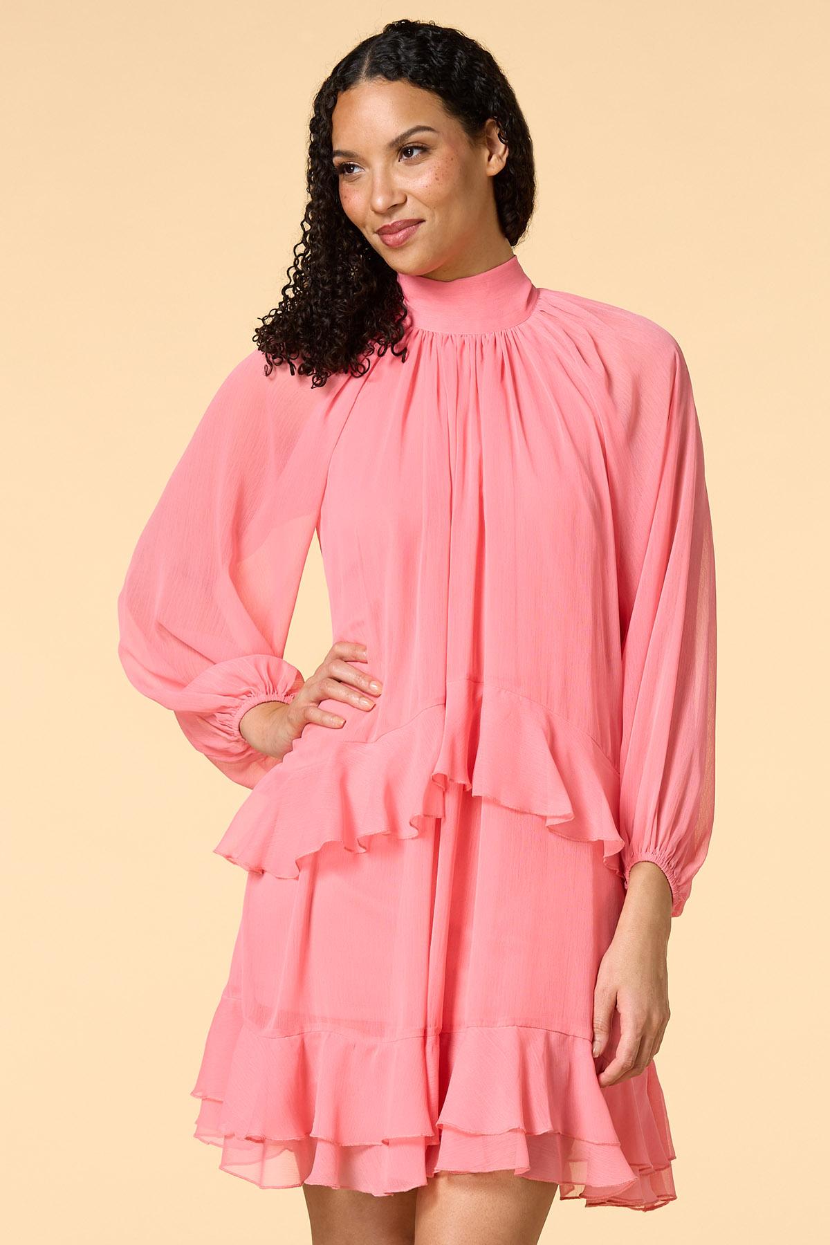 open lace back dress Jenny Yoo Dress Camille in Powder Pink