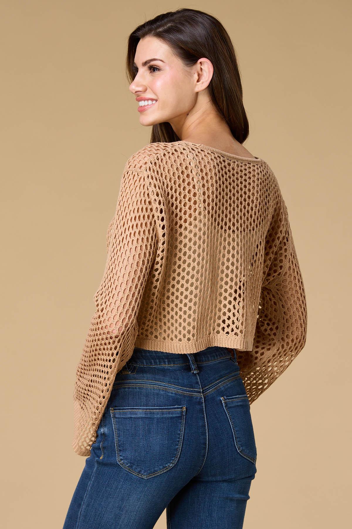 Versona | warm breeze cropped cover up top