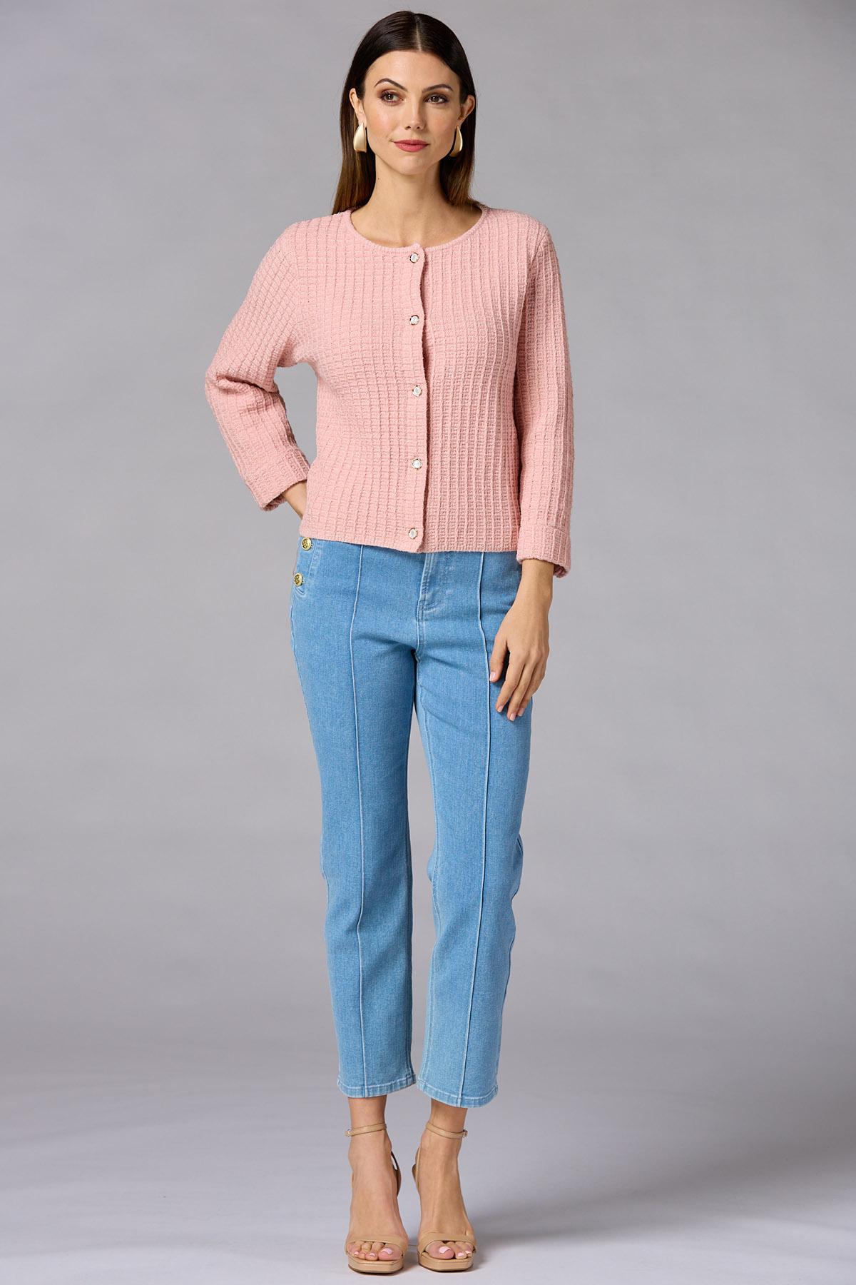 トップス UNIVERSAL PRODUCTS YAAH WAFFLE CARDIGAN Versona | cache waffle knit cardigan