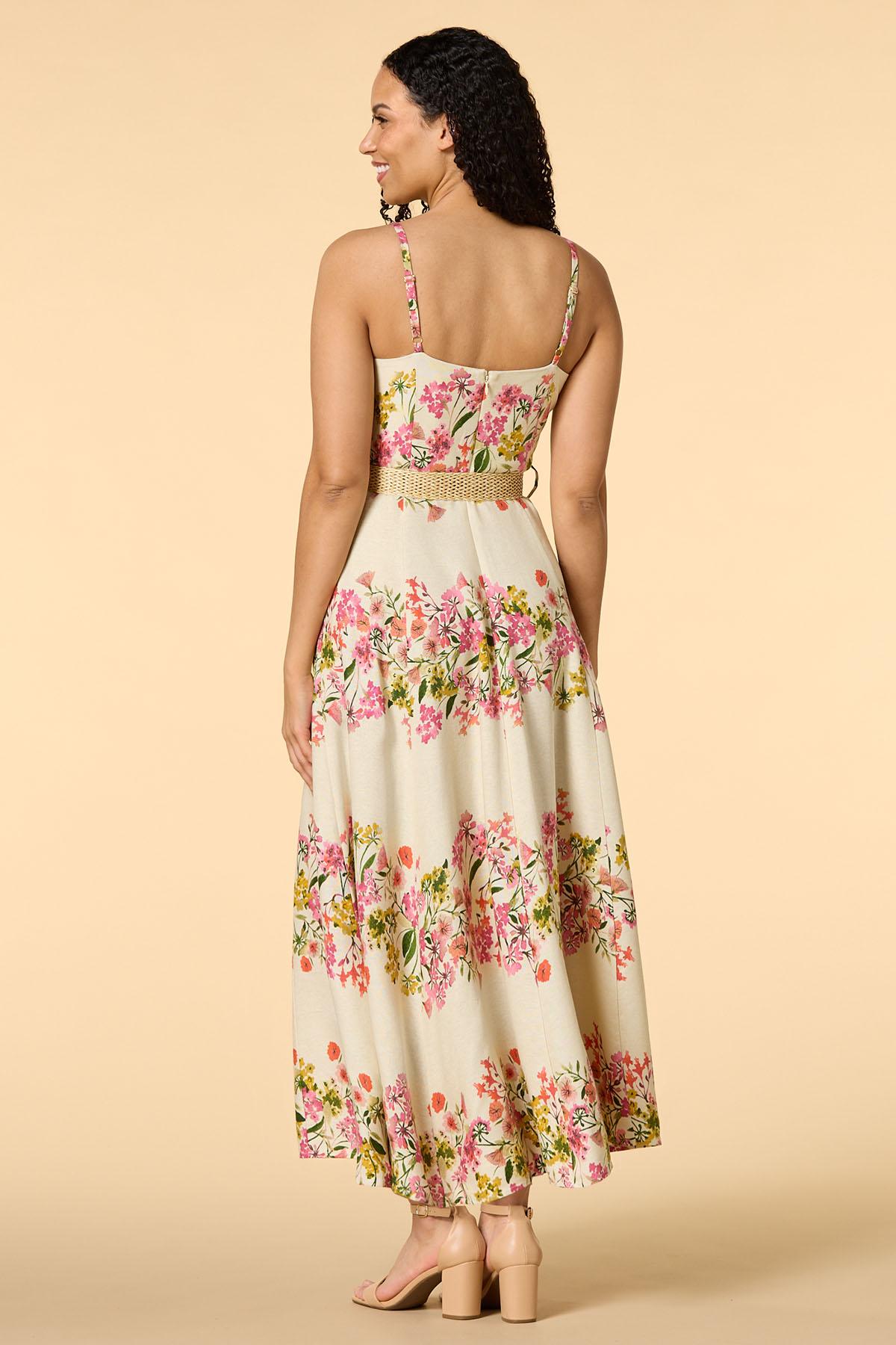 garden variety maxi dress - Red