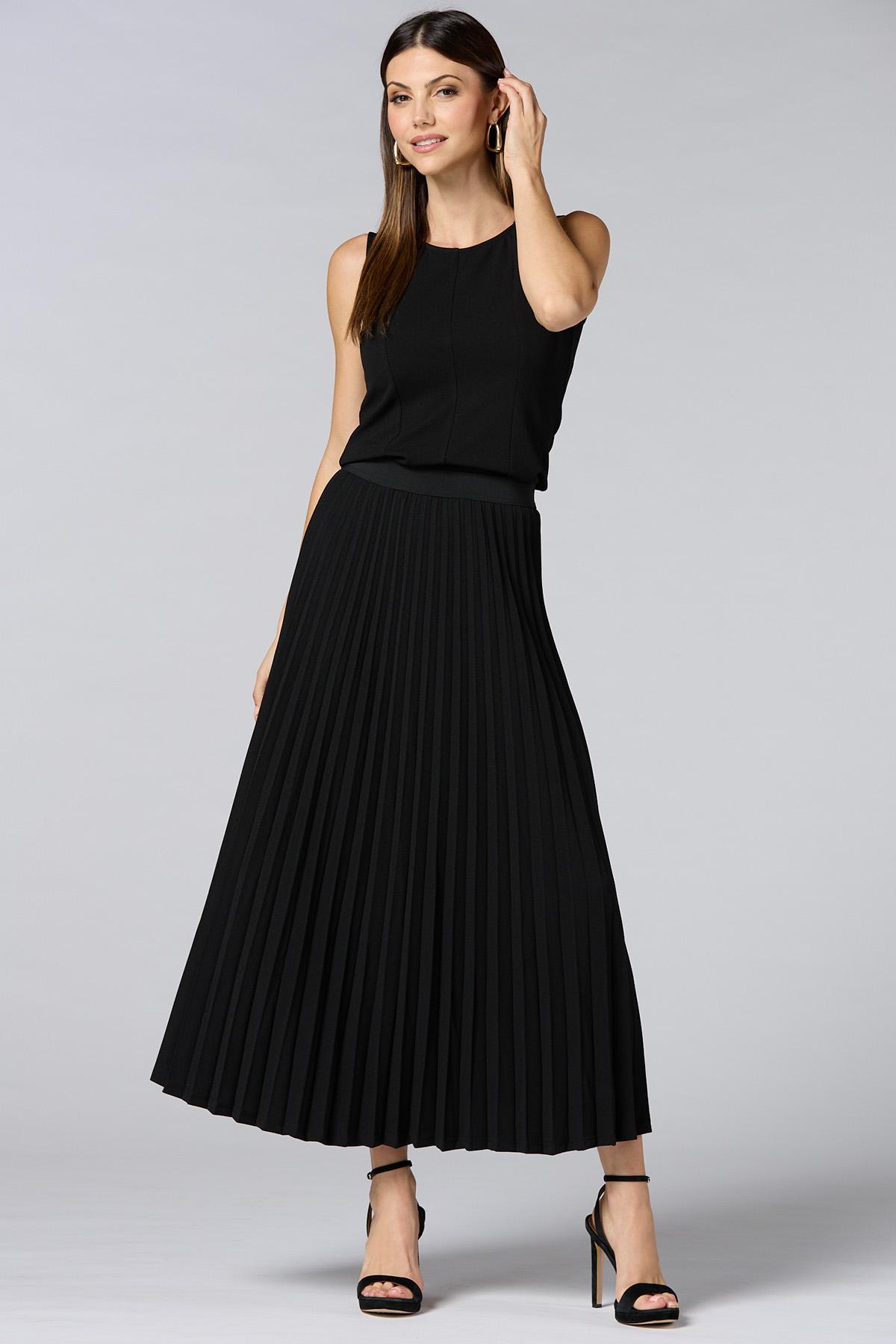 Versona | cache pleated crepe maxi skirt