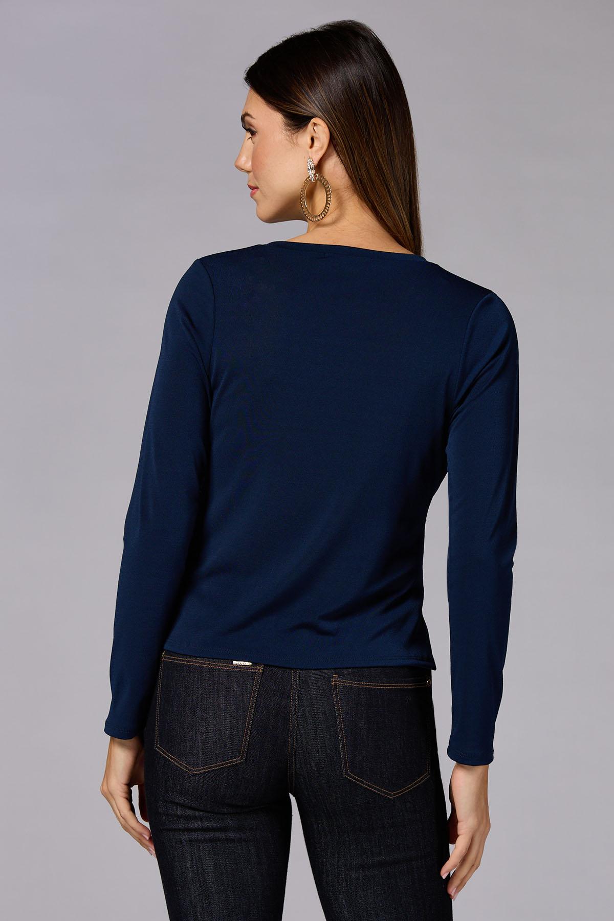 【美品】louren cut sleeve knit tops navy TRCK-11550 Short Sleeve Knit Sweater – TRPremium