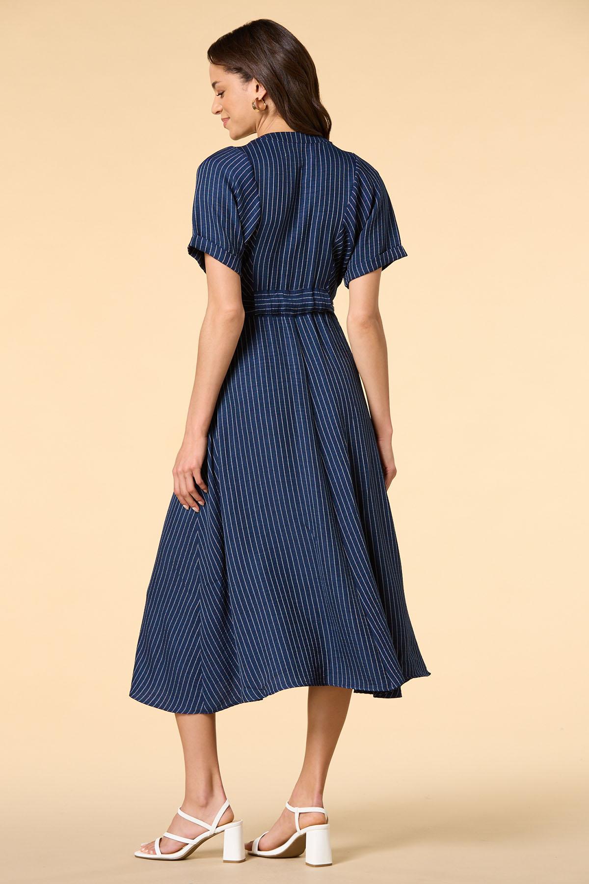over the line shirt dress - Blue over the line shirt dress - Blue