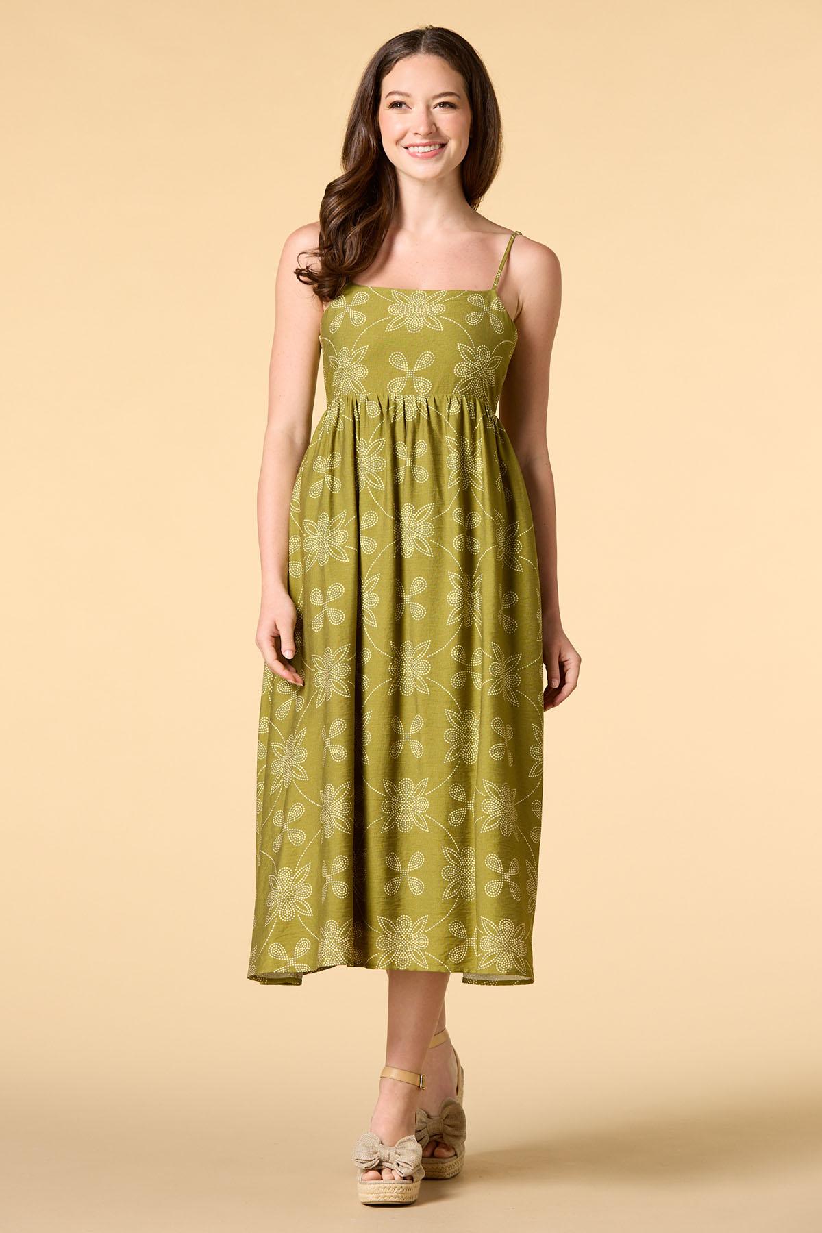 forest green tea length dress Off The Shoulder Tea Length Dress – Mac Duggal main image 1