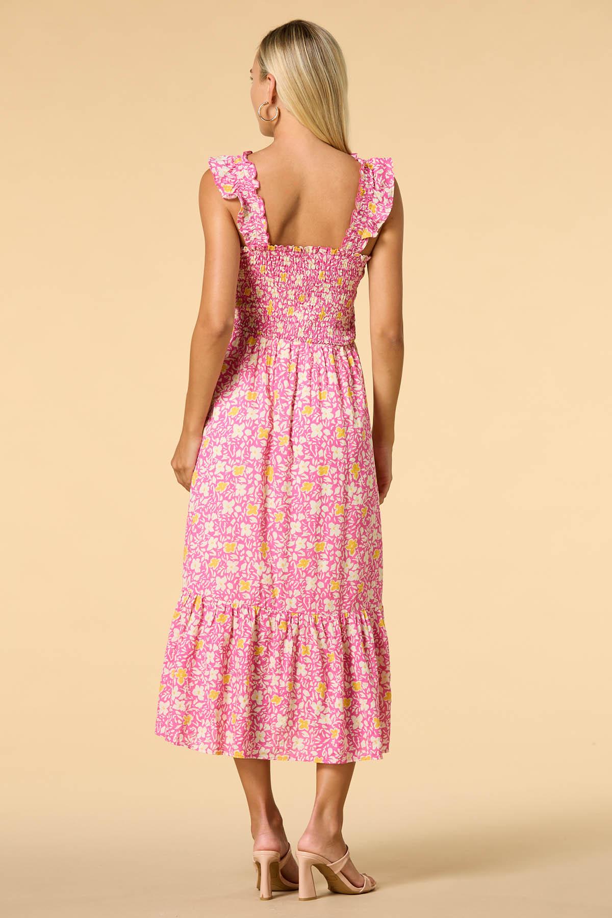 pink lemonade bridesmaid dresses Long Pink Bridesmaid Dresses Mismatched – Lisposa main image 1