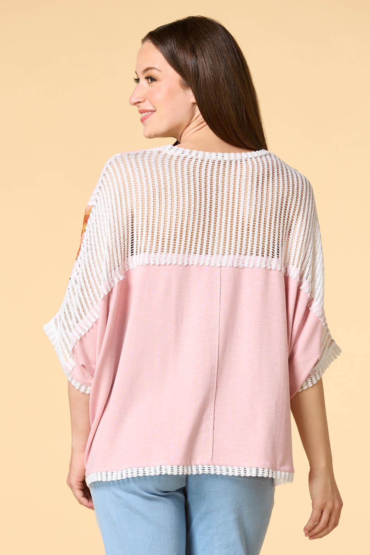 Versona | floral tapestry tunic top
