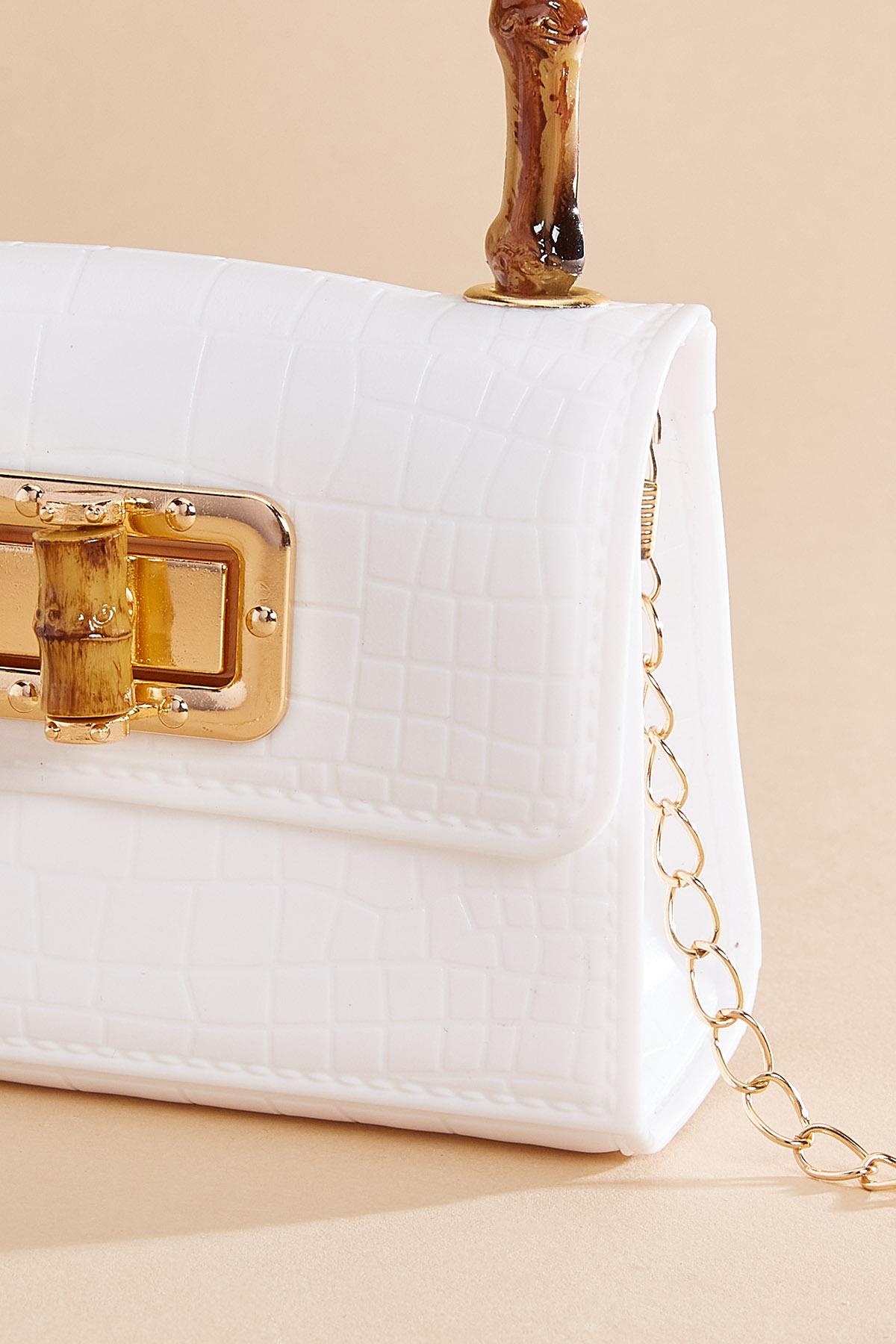 Versona | textured jelly bamboo handle crossbody