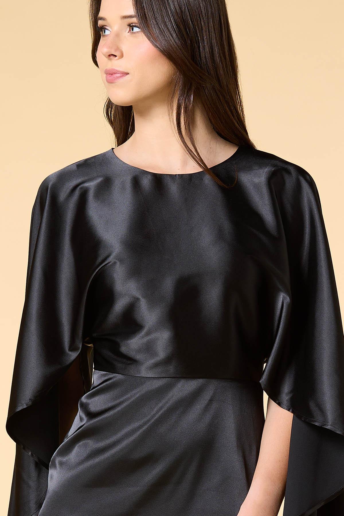 Take Cover Satin Dress