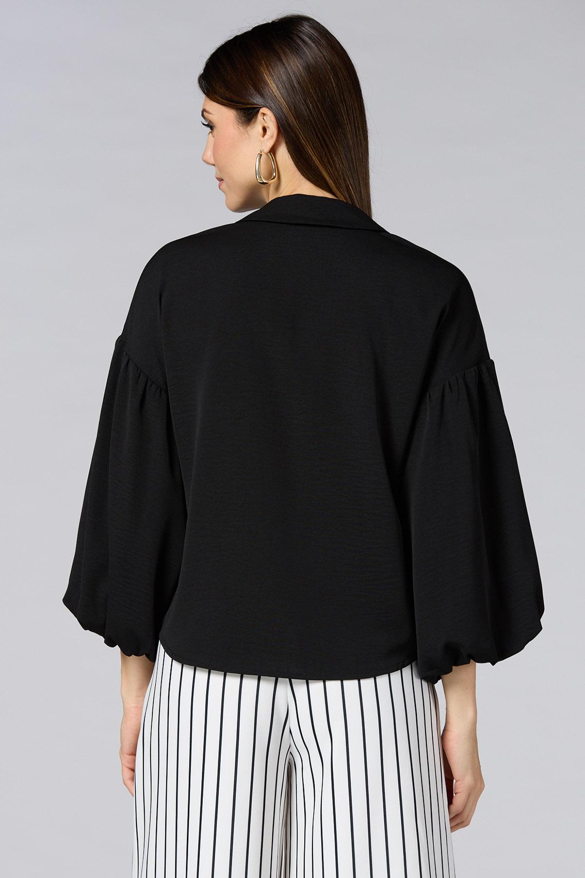 Versona | cache balloon sleeve blouse