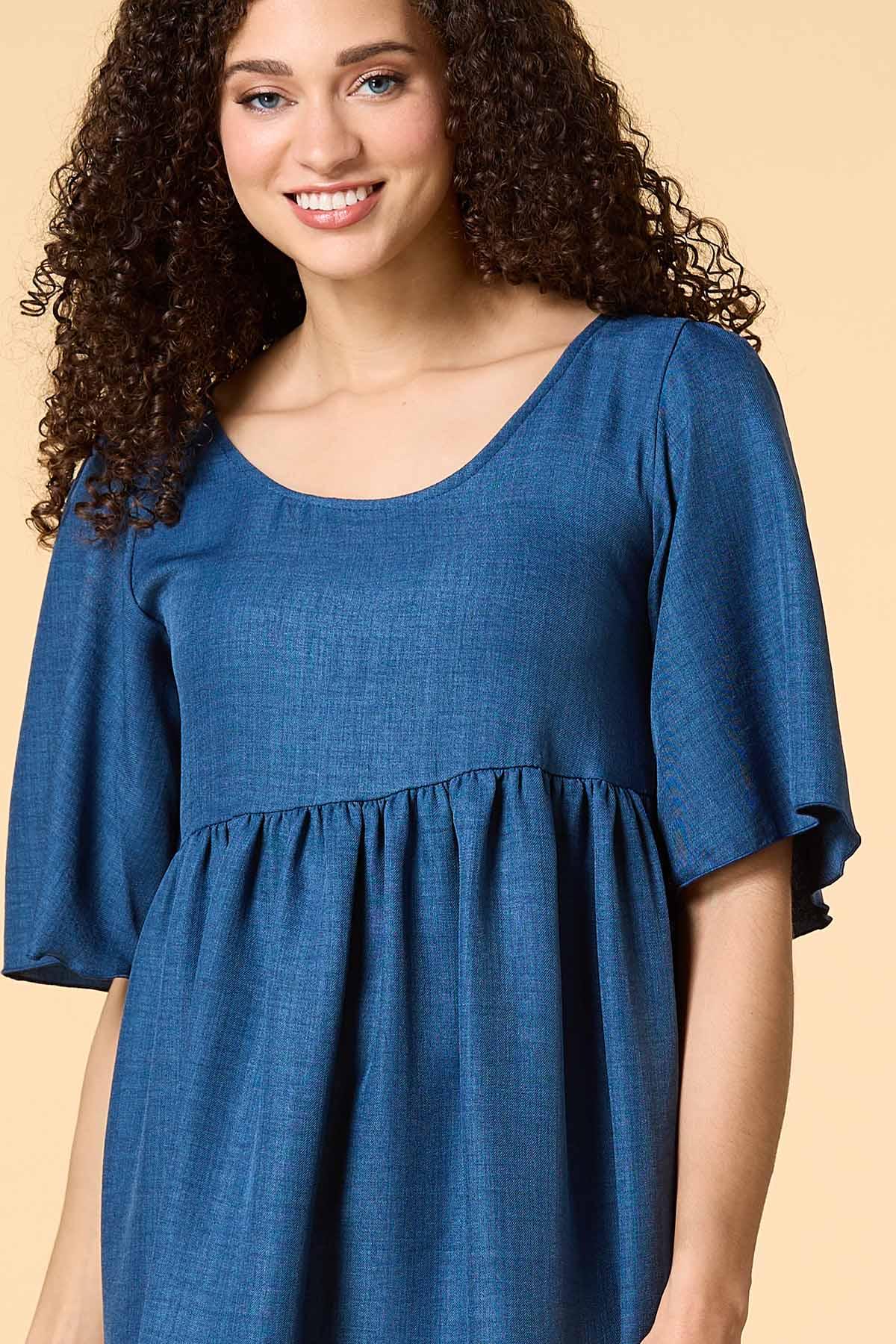 Nighttime Blues Chambray Dress Nighttime Blues Chambray Dress
