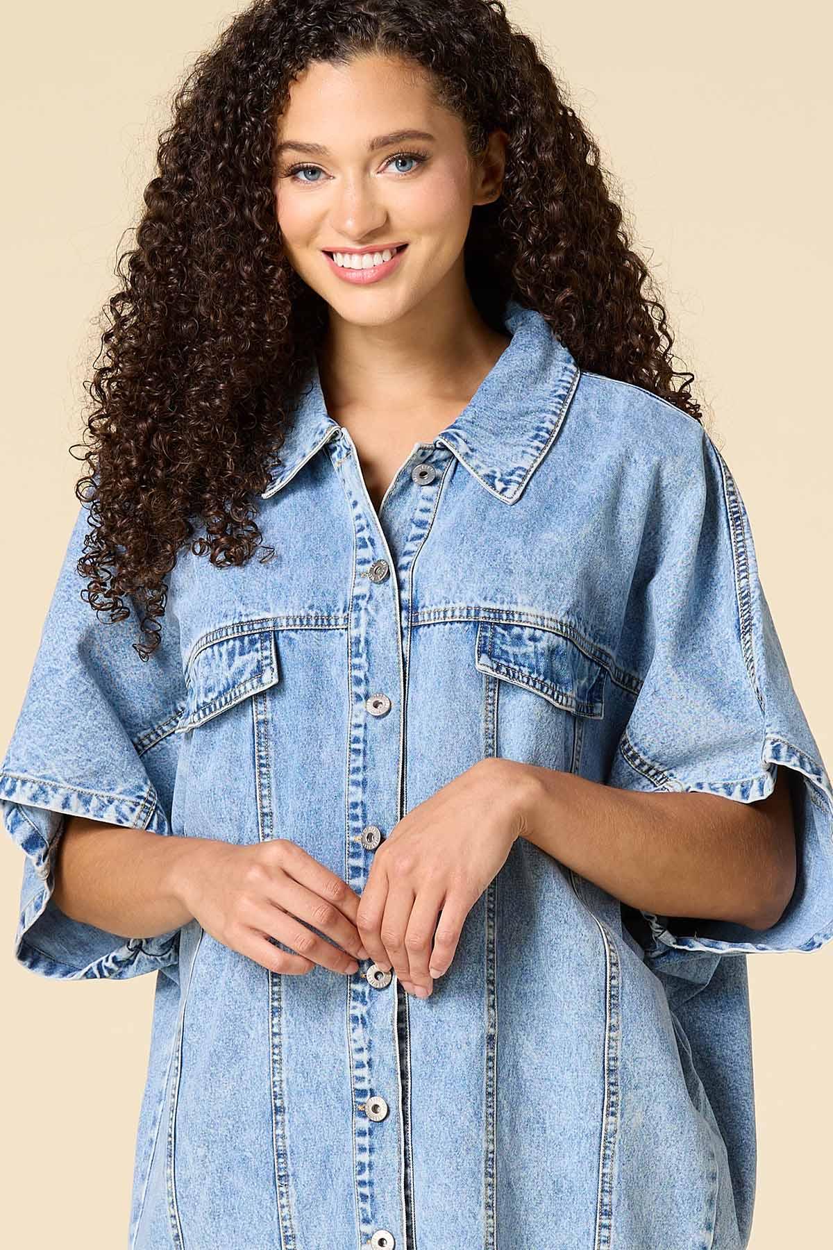 versona denim dress Versona