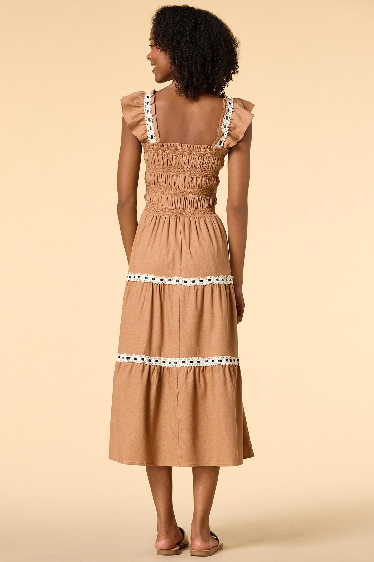whats the stitch maxi dress - Brown whats the stitch maxi dress - Brown
