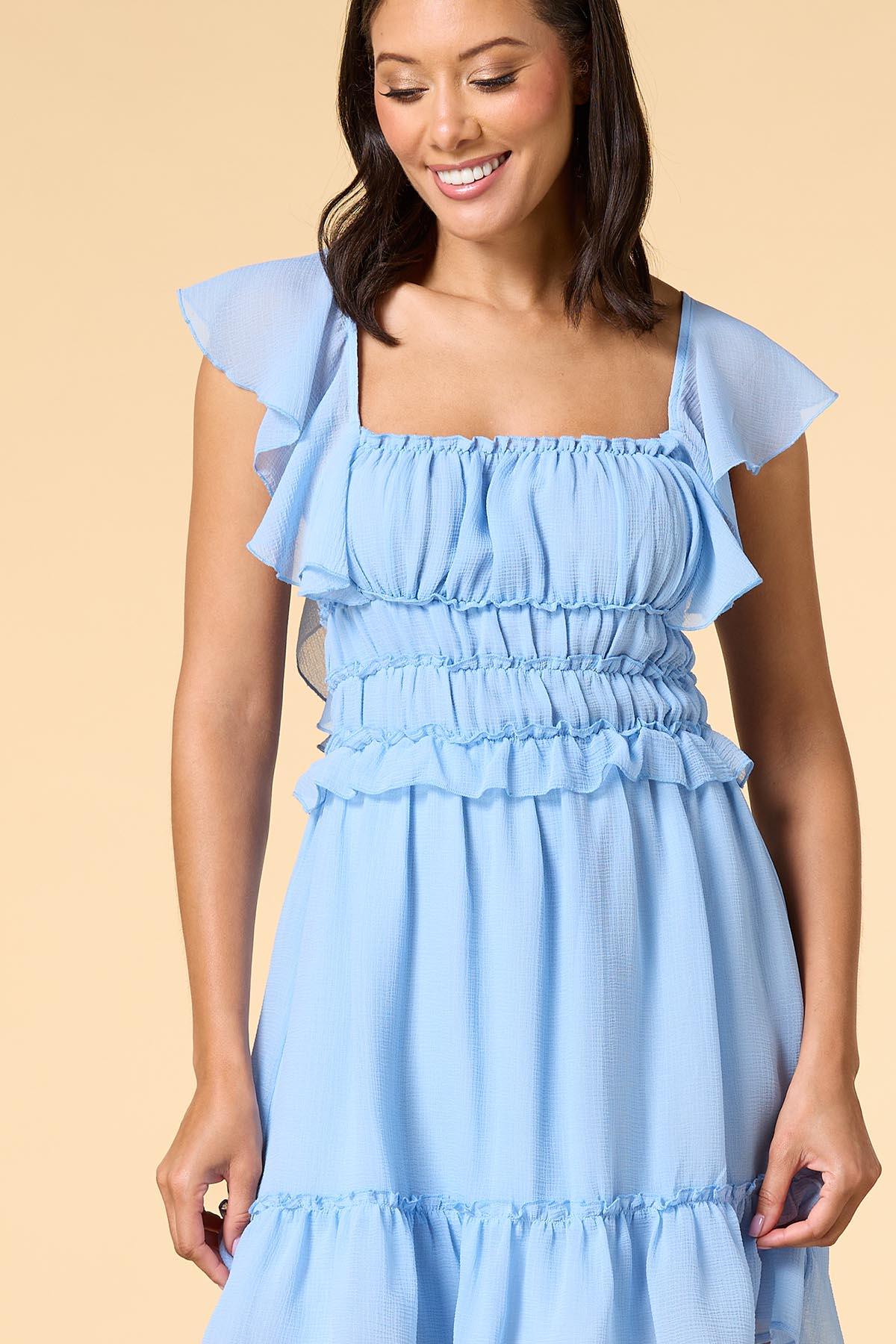 blue bird dress Alquema Blue Bird Dazzling Blue Dress & Coat main image 1