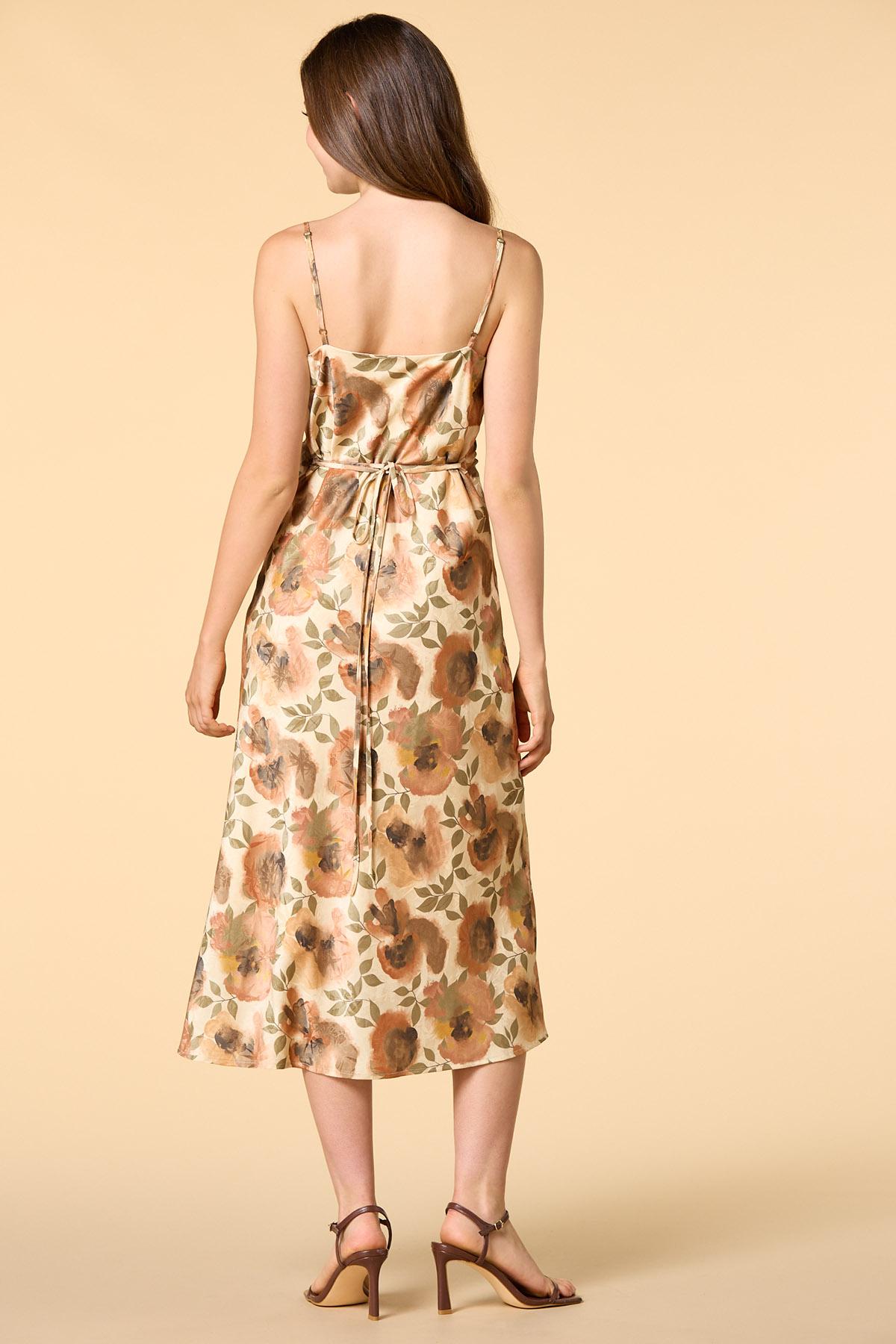 rise and fall silk dress LILYSILK Ladies Silk Slip Dress - Pine 100% Organic Silk