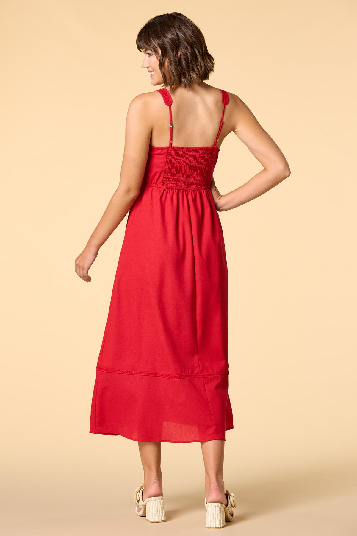 cherry on top maxi dress - Red