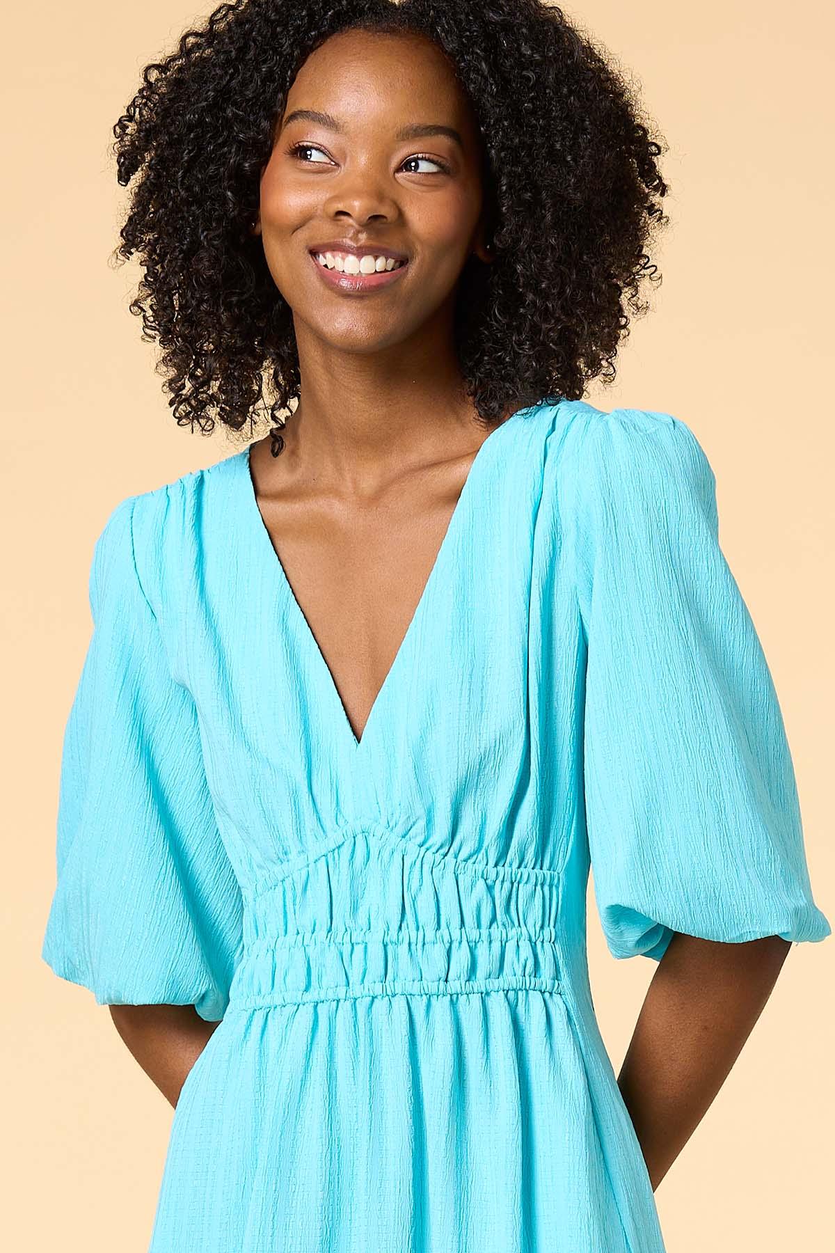 blue aquamarine dress Morgan & Co 13148 MC13148 Aquamarine 13 – The Dress Outlet main image 0