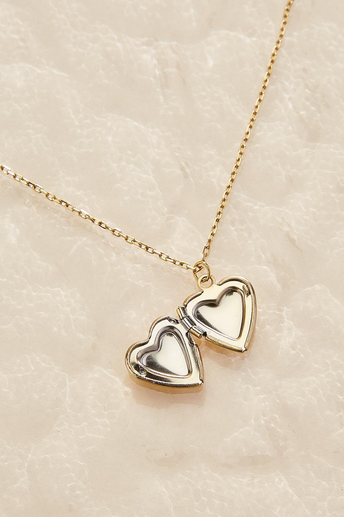Versona | waterproof heart locket necklace