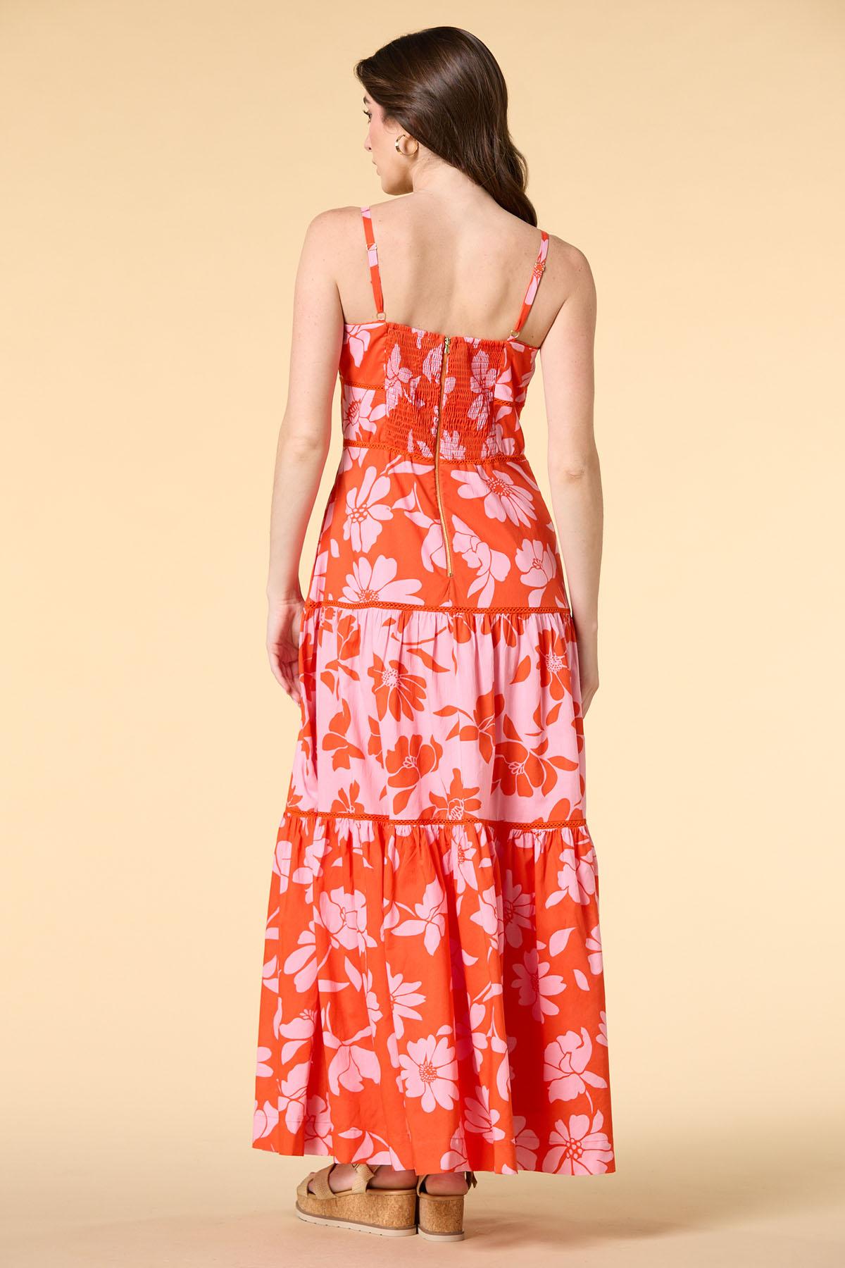 red sunset dress Flowy Red Mini Dress with Cape | Beach Wedding Guest & Resort Wear