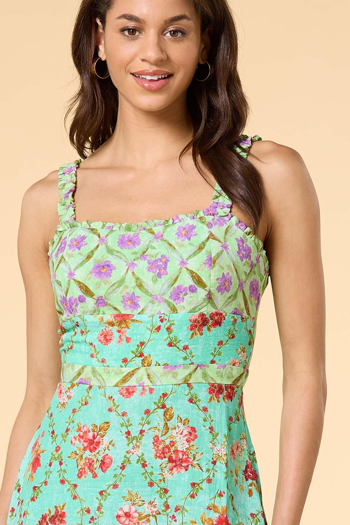 Versona | leafy greens dress