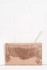  Metallic Mesh Envelope Crossbody
