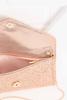  Metallic Mesh Envelope Crossbody