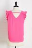  Ruffle Sleeve Top