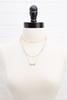  Layered Safety Pin Necklace