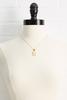  18k S Initial Pendant Necklace
