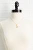 18k J Initial Pendant Necklace