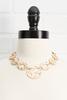  Hammered Linked Necklace