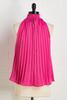  Caché Pleated Halter Top