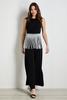  White Rhinestone Fringe Belt