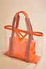  Lucite Oversized Tote Set
