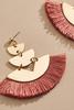  Rosy Fan Earrings