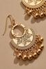  Gold Beaded Dangle Earrings